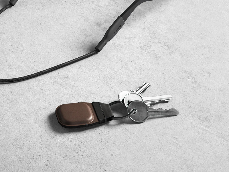 Leather Keychain là ngăn chứa AirTag an toàn nhất